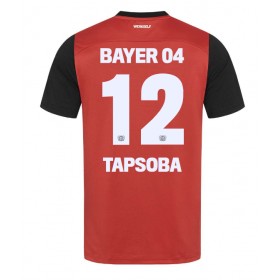 Bayer Leverkusen Edmond Tapsoba #12 Hemmakläder 2024-25 Kortärmad